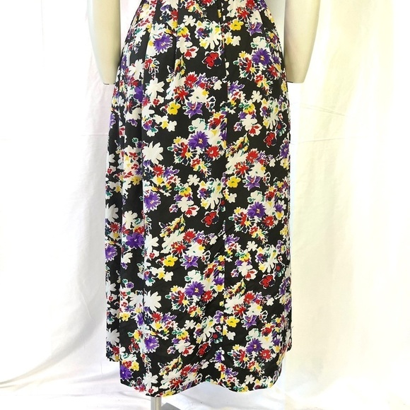 JAERGER SET BLOUSE SKIRT 2 PIECES SET BUTTON DOWN BLOUSE FLORAL SKIRT PLUS 16 - Picture 14 of 16